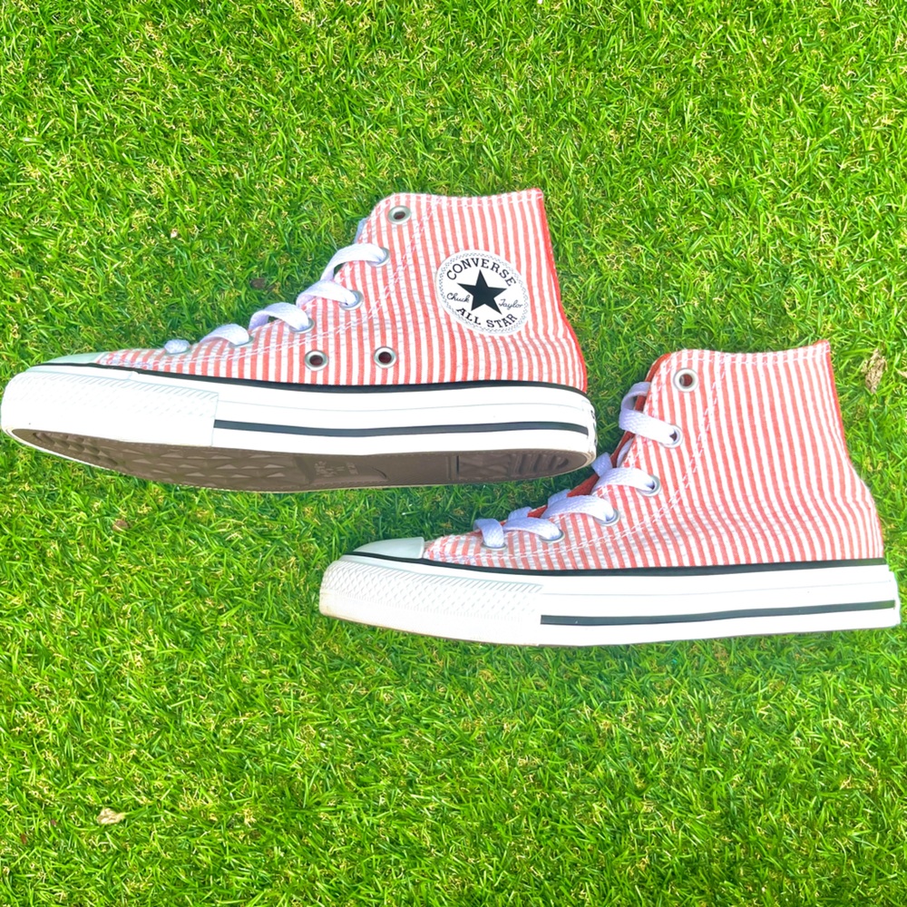 Youth 13 Striped Chuck Taylors